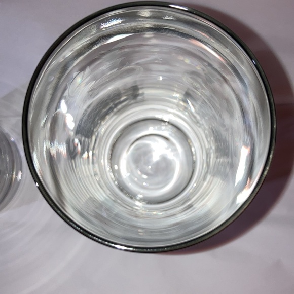 Set (2) MCM Kimiko 1960s Vintage Highball Silver Knight Shield Glasses VGUC - Picture 6 of 17